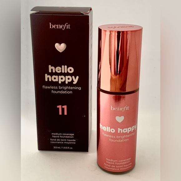 Benefit Hello Happy Flawless Brightening Foundation 30mL Shade 11 - Picture 3 of 9